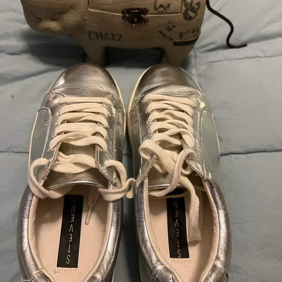Steve Madden Silver platform sneakers - Picture 5 of 6